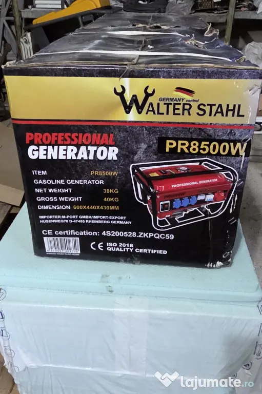 Generator curent Walter Stahl PR8500W