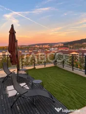 Penthouse panoramic de vanzare la cheie cu terasa de 40 mp F