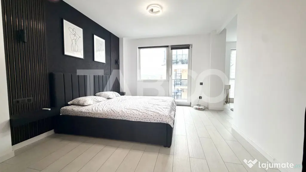 Penthouse panoramic de vanzare la cheie cu terasa de 40 mp F - Floresti (Cluj)
