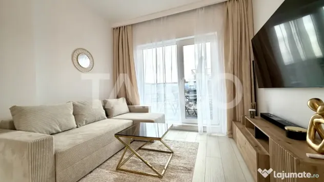 Penthouse panoramic de vanzare la cheie cu terasa de 40 mp F - Floresti (Cluj)