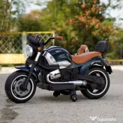 Motocicleta electrica cu atas BJTS0926, 3x 50W, 12V 12Ah, culoare verde 