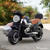 Motocicleta electrica cu atas BJTS0926, 3x 50W, 12V 12Ah, culoare verde 