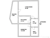 Apartament cu 2 camere 61 mp utili pe Mihai Viteazul din Sib 