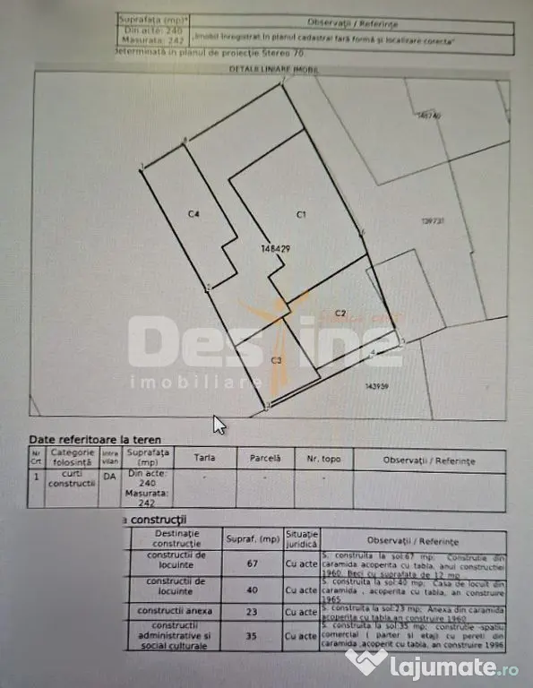 Casa Ghe. Doja BCR 242 mp teren 109000 euro ! - Ploiesti (Prahova)