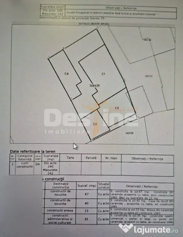 Casa Ghe. Doja BCR 242 mp teren 109000 euro ! - Ploiesti (Prahova)