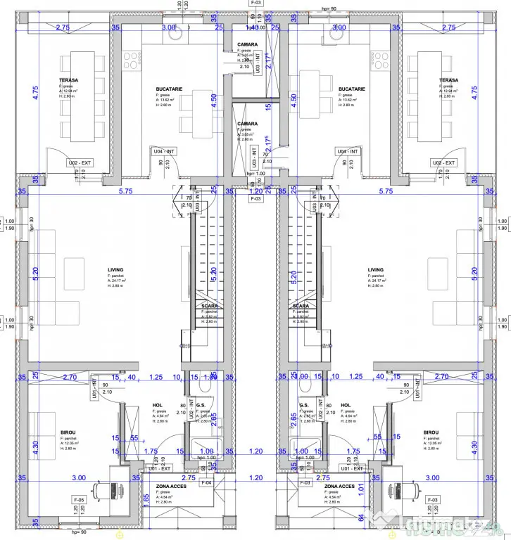 Duplex despartit | in zona Funshop | 5 camere | Pozitie exce - Mosnita Noua (Timis)