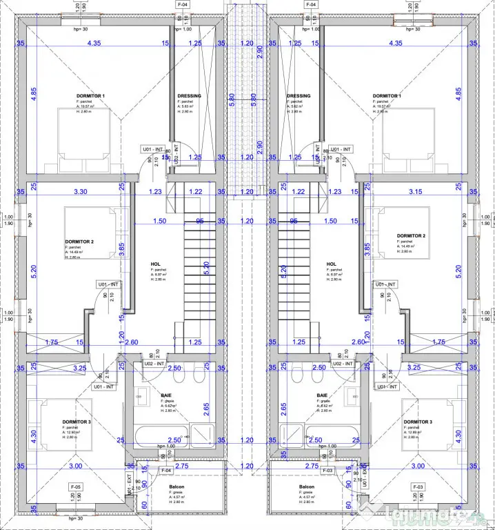 Duplex despartit | in zona Funshop | 5 camere | Pozitie exce - Mosnita Noua (Timis)