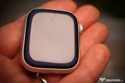 Apple Watch Series 8 (41 mm) GPS- Starlight, Cutie, Baterie 84%, 3 Brățări 