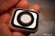 Apple Watch Series 8 (41 mm) GPS- Starlight, Cutie, Baterie 84%, 3 Brățări 