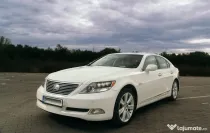 Lexus LS 600h 5.0 V8 Hybrid 445 CP | 2010 | Piele albă | Alb Perlat I Luxury