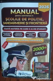 Vând carte pt admiterea în cadrul școlilor de politie, jandarmerie și frontieră