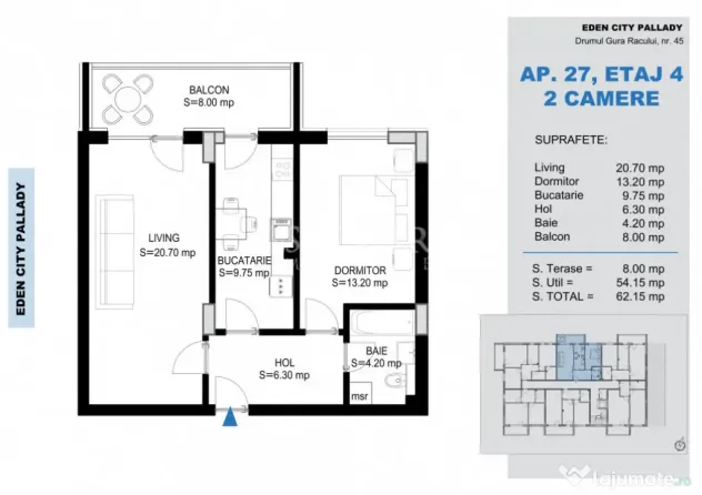 2 Camere decomandate | Mutare Rapida | Comision 0% | Pallady - Bucuresti (Bucuresti-Ilfov)