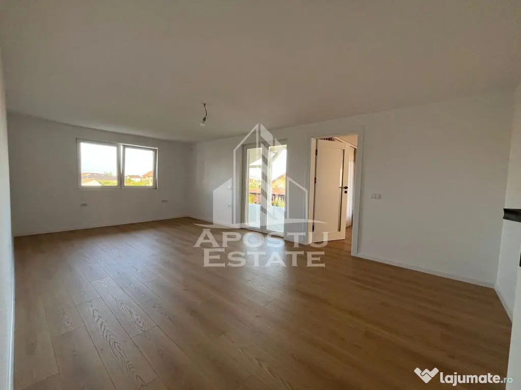 Casa individuala, 6 camere, 2 bai, garaj, teren 913, pompa de caldura - Sacalaz (Timis)
