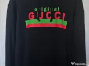 Hanorac negru cu glugă model Gucci 
