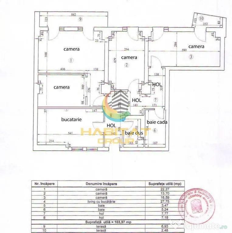 Decebal - Calea Calarasi - Stella Residence - 4 Camere 104mp utili, +parcare - Bucuresti (Bucuresti-Ilfov)