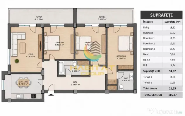 Apartament 4 camere - Pallady - Bucuresti (Bucuresti-Ilfov)