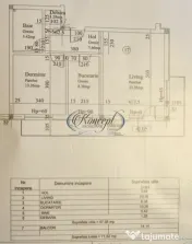 Apartament decomandat, 57 mp utili, Floresti 