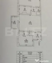 Apartament 2 camere, 47 mp, Tipografilor
