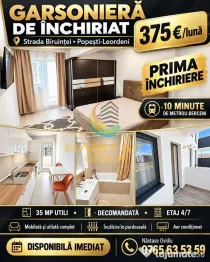 Garsonieră nouă 10 minute de metrou