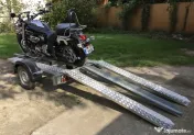 Remorcă Moto Pongratz EMA U 750 –  Premium (Rampe și Platforme Aluminiu 4mm) 