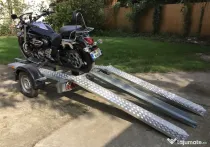 Remorcă Moto Pongratz EMA U 750 –  Premium (Rampe și Platforme Aluminiu 4mm)