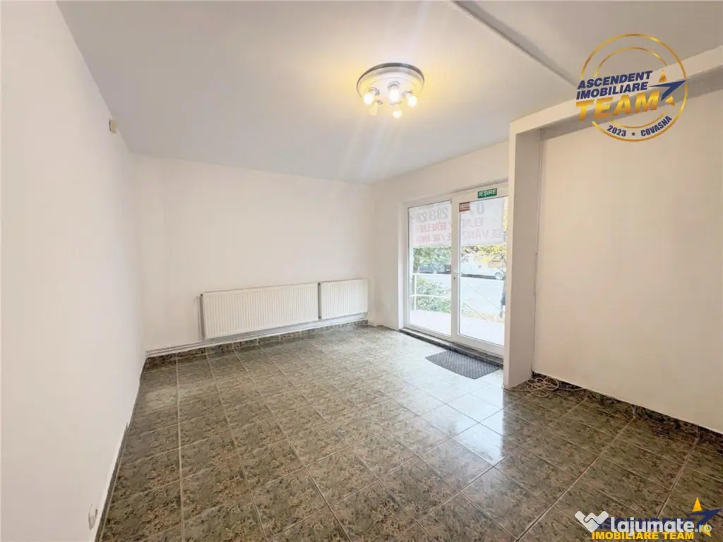 Spatiu comercial dispus la strada principala, Central, Lenin - Sfantu Gheorghe (Covasna)