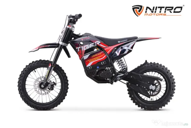 Motocicleta electrica Nitro Tiger VX DLX 2000W 14/12 60V 15.6Ah Litiu ION
