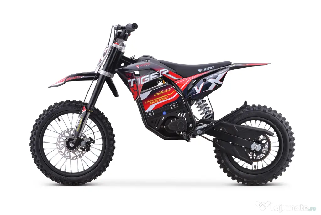 Motocicleta electrica Nitro Tiger VX DLX 2000W 14/12 60V 15.6Ah Litiu ION