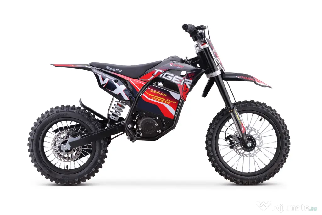 Motocicleta electrica Nitro Tiger VX DLX 2000W 14/12 60V 15.6Ah Litiu ION