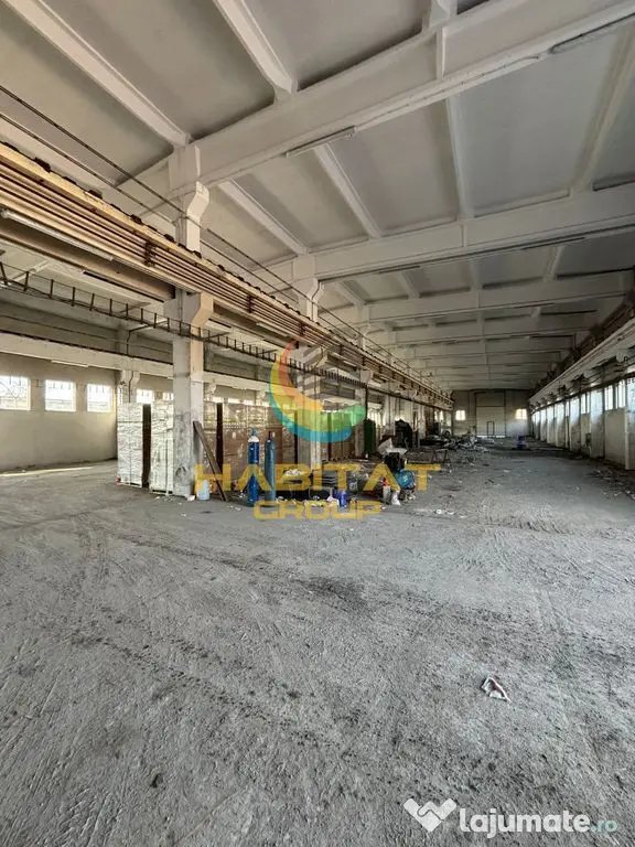 Hală industrială cu poduri rulante și putere 1,8 MW – 2400 mp | Popești-Leordeni - Popesti Leordeni (Bucuresti-Ilfov)