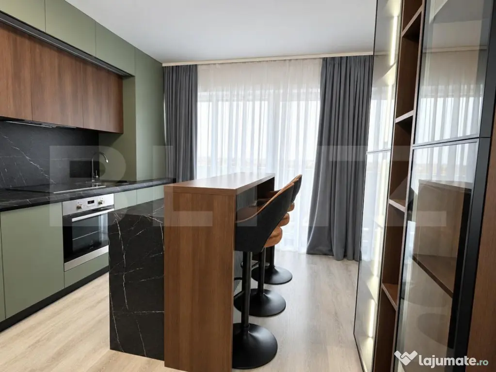 Garsoniera premium, 37 mp, mobilier la comanda si parcare in - Sanpetru (Brasov)
