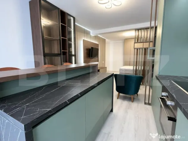 Garsoniera premium, 37 mp, mobilier la comanda si parcare in - Sanpetru (Brasov)