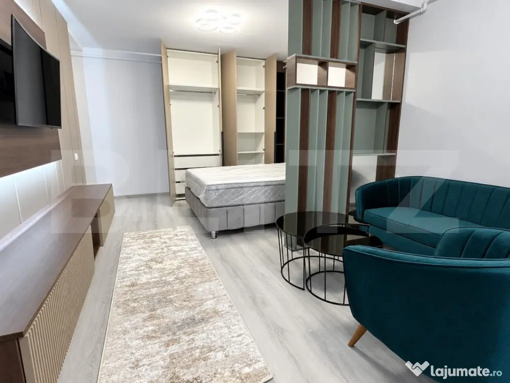 Garsoniera premium, 37 mp, mobilier la comanda si parcare in - Sanpetru (Brasov)