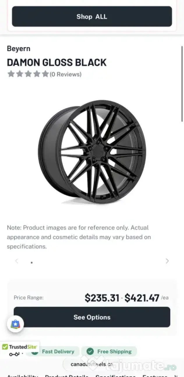 vand set roti Iarna 21 inch Nokian BMW X6, X5, Seria 5