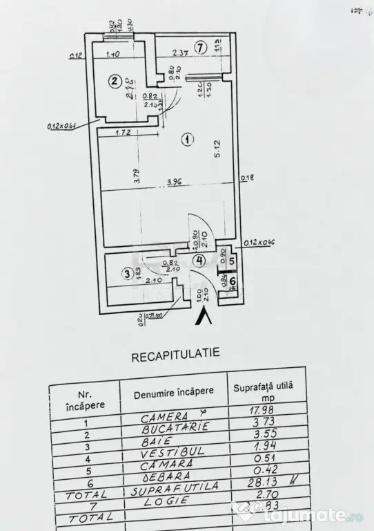Garsonieră Iancului, inst. schimb., et. 1, an 1982, metrou - Bucuresti (Bucuresti-Ilfov)