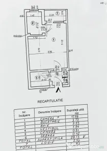 Garsonieră Iancului, inst. schimb., et. 1, an 1982, metrou