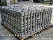 Stalpisori, balustri, popici, mosoare, din beton, model B4. 