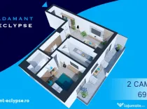 ADAMANT ECLYPSE | 2 camere decomandat | TIP 2G ~ 70mp - BRD-CUG-Iasi