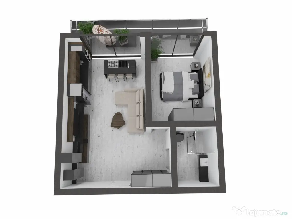 Apartament 2 camere nr. 93 - O.B.A Tower Mamaia Nord