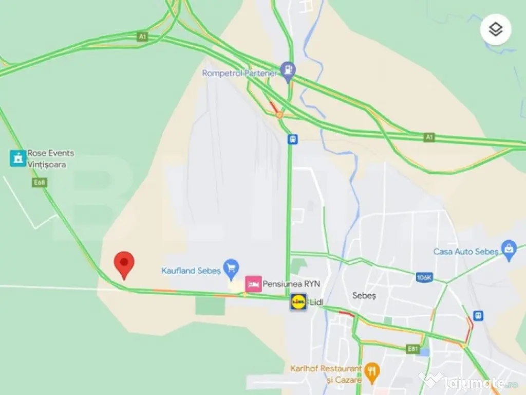 Teren extravilan 3.500 mp, Sebeș – zona Star Assembly, ac