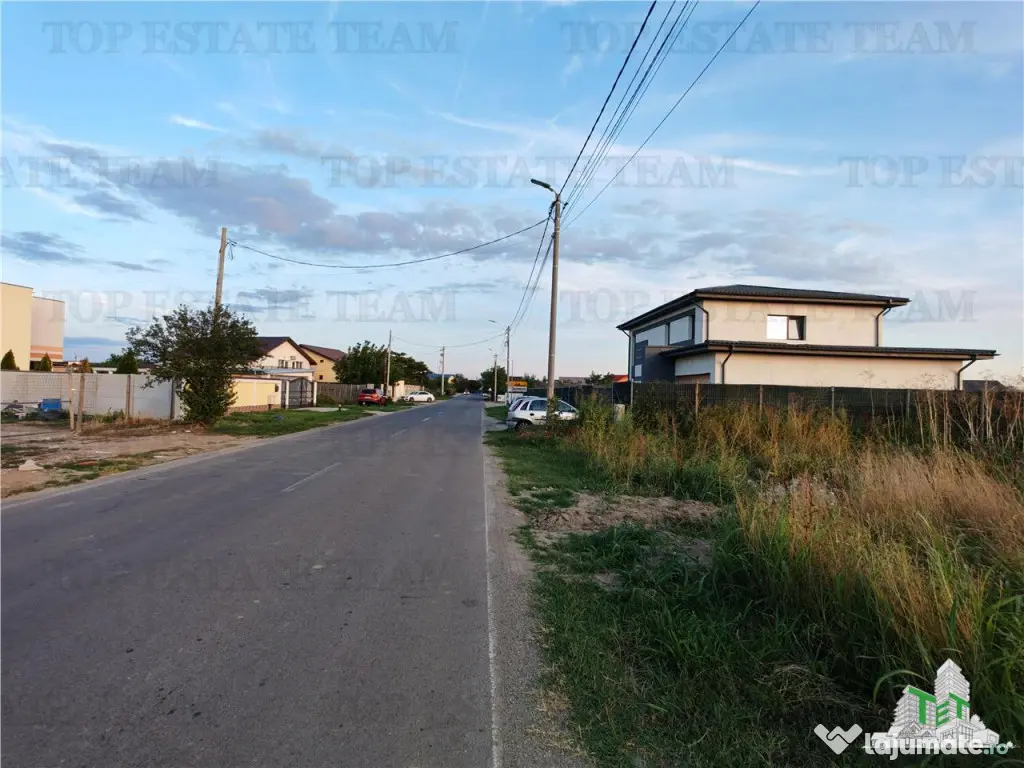 Teren intravilan pentru constructii stradal, 2965 mp, cu toa