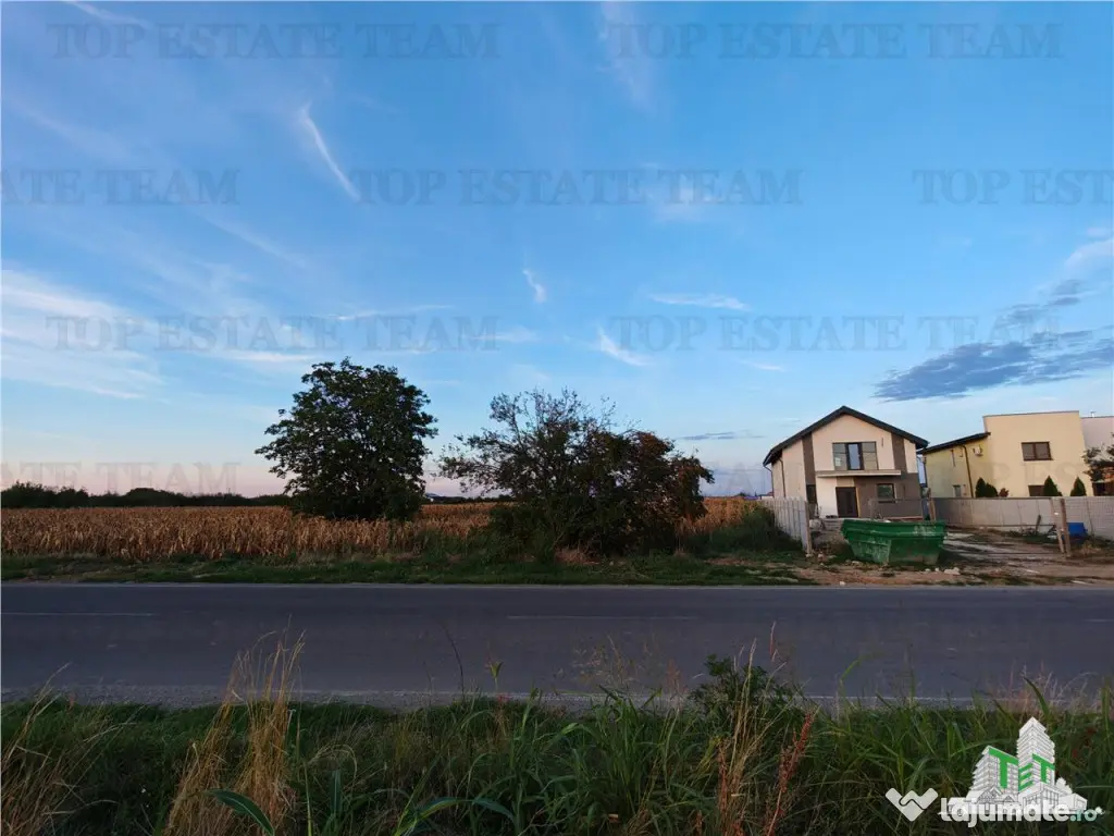 Teren intravilan pentru constructii stradal, 2965 mp, cu toa