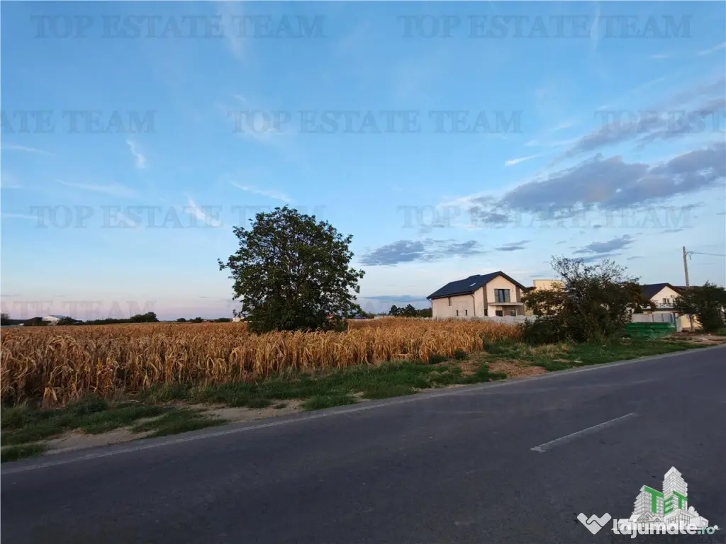 Teren intravilan pentru constructii stradal, 2965 mp, cu toa