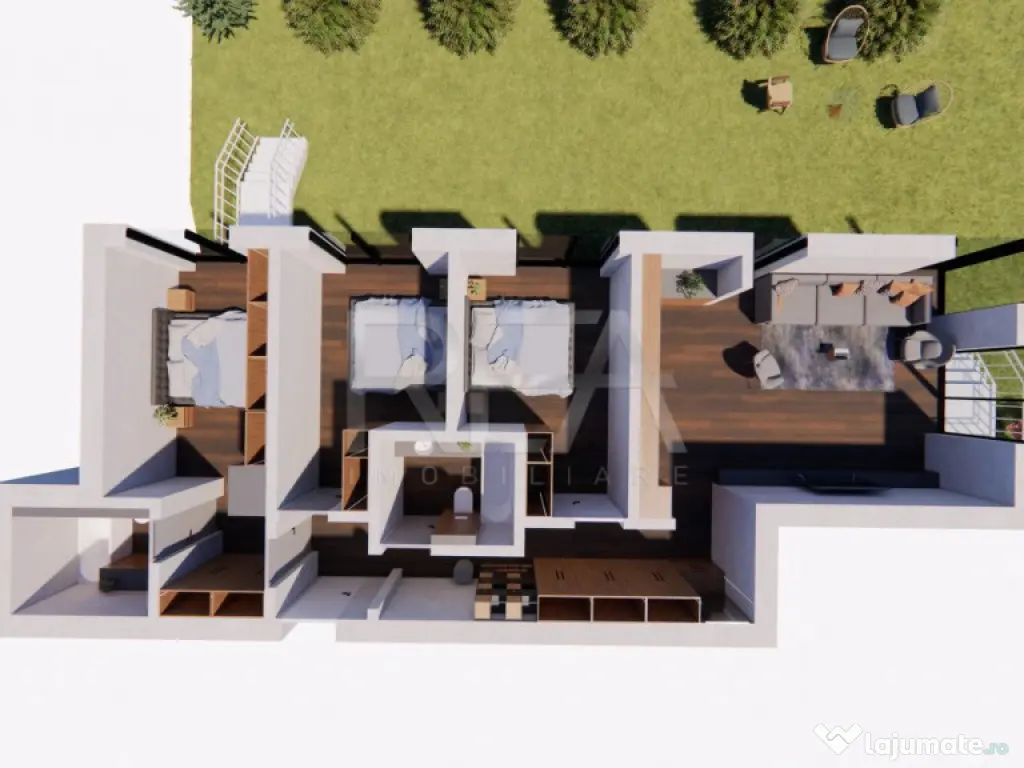 4 camere decomandat cu curte Ultracentral