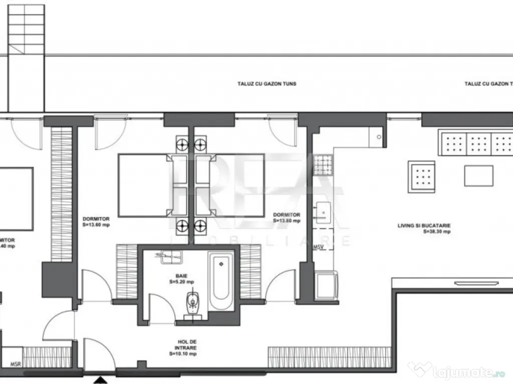 4 camere decomandat cu curte Ultracentral