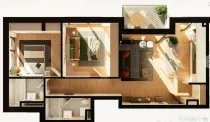 Apartament 3 camere | 72 mp | 2 balcoane | constructie noua