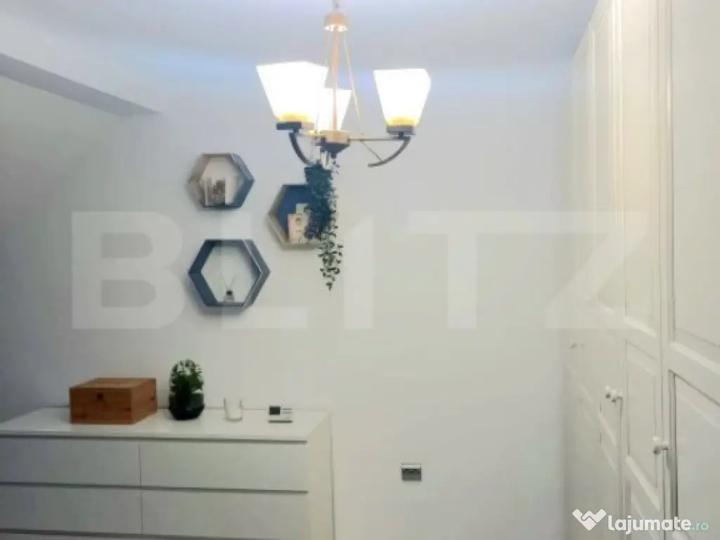 Apartament 2 camere, 52mp, mobilat modern, parcare, zona Tau