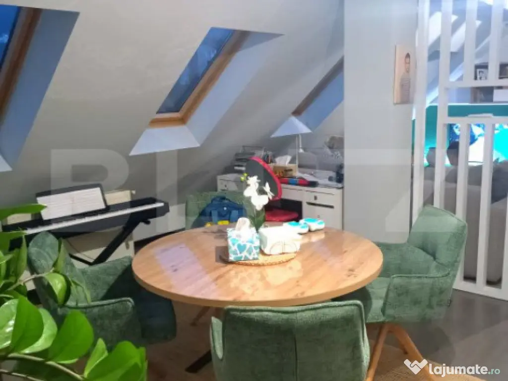 Apartament 2 camere, 52mp, mobilat modern, parcare, zona Tau