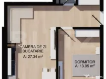 Apartament 2 camere, balcon 10mp, etaj intermediar, parcare,