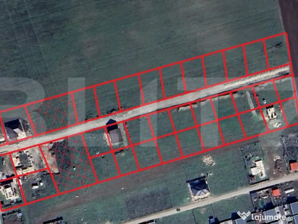 Teren si casa in stadiu proiect la dezvoltator, teren minimu